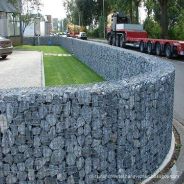 PVC coated Galvanized hexagonal woven wire mesh gabion price